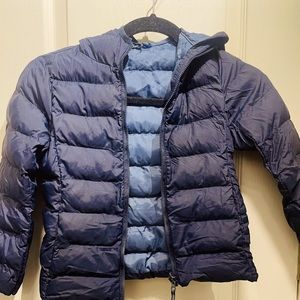 Uniqlo kids puffy winter coat